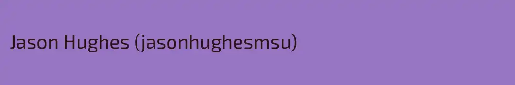 Jason Hughes (jasonhughesmsu)